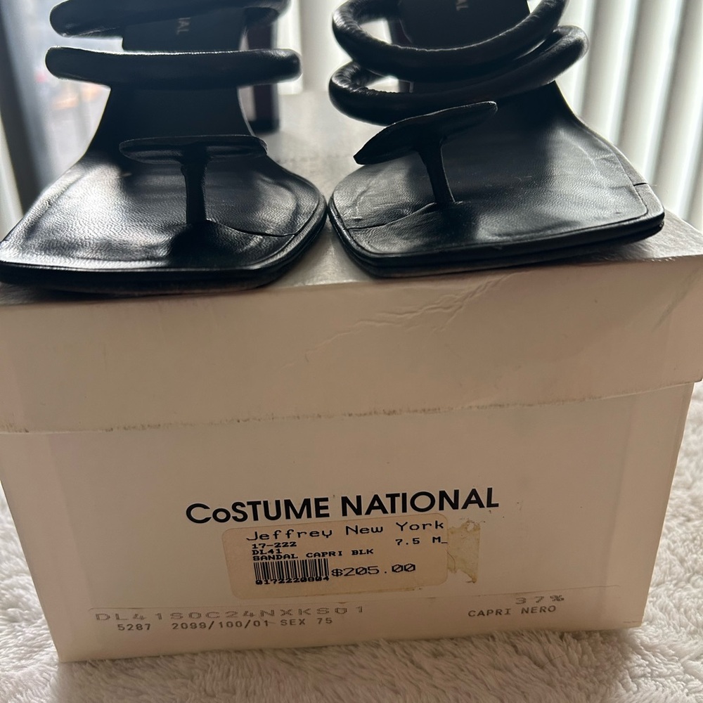 CNC Costume National Black Women's Sandals